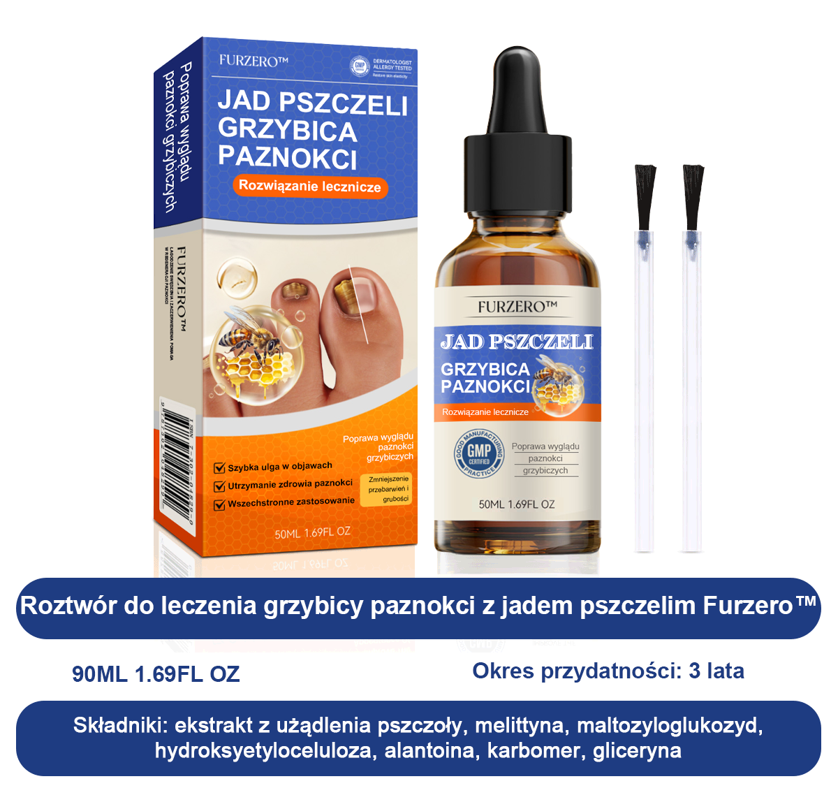 🐝👣Furzero™ Bienengift Nagelpilz Leczenie: Całkowite rozwiązanie problemu grzybicy paznokci🌟👣👣