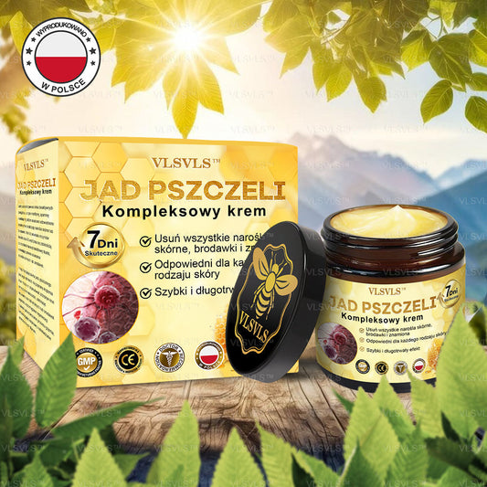 VLSVLS™ Krem Komprehensywny z Jadami Pszczół 🇵🇱 Rekomendowany przez Dermatologów🐝
