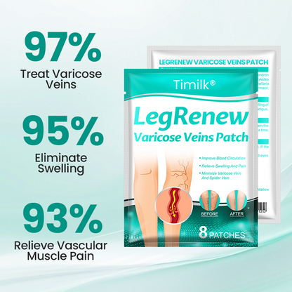 Cvreoz® LegRenew - Skuteczny plaster łagodzący żylaki i uczucie ciężkich nóg📦📦📦